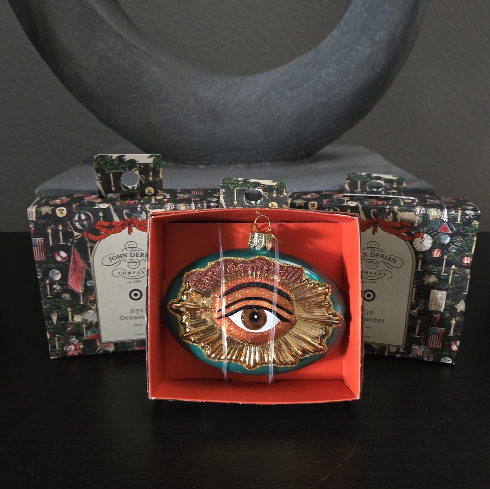 NWT John Derian For Target 2025 Glass Eye Ornament